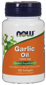Garlic Oil (100 softgels 1500 mg) NOW Foods